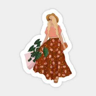 Plant Lady Shopping 2 Sticker